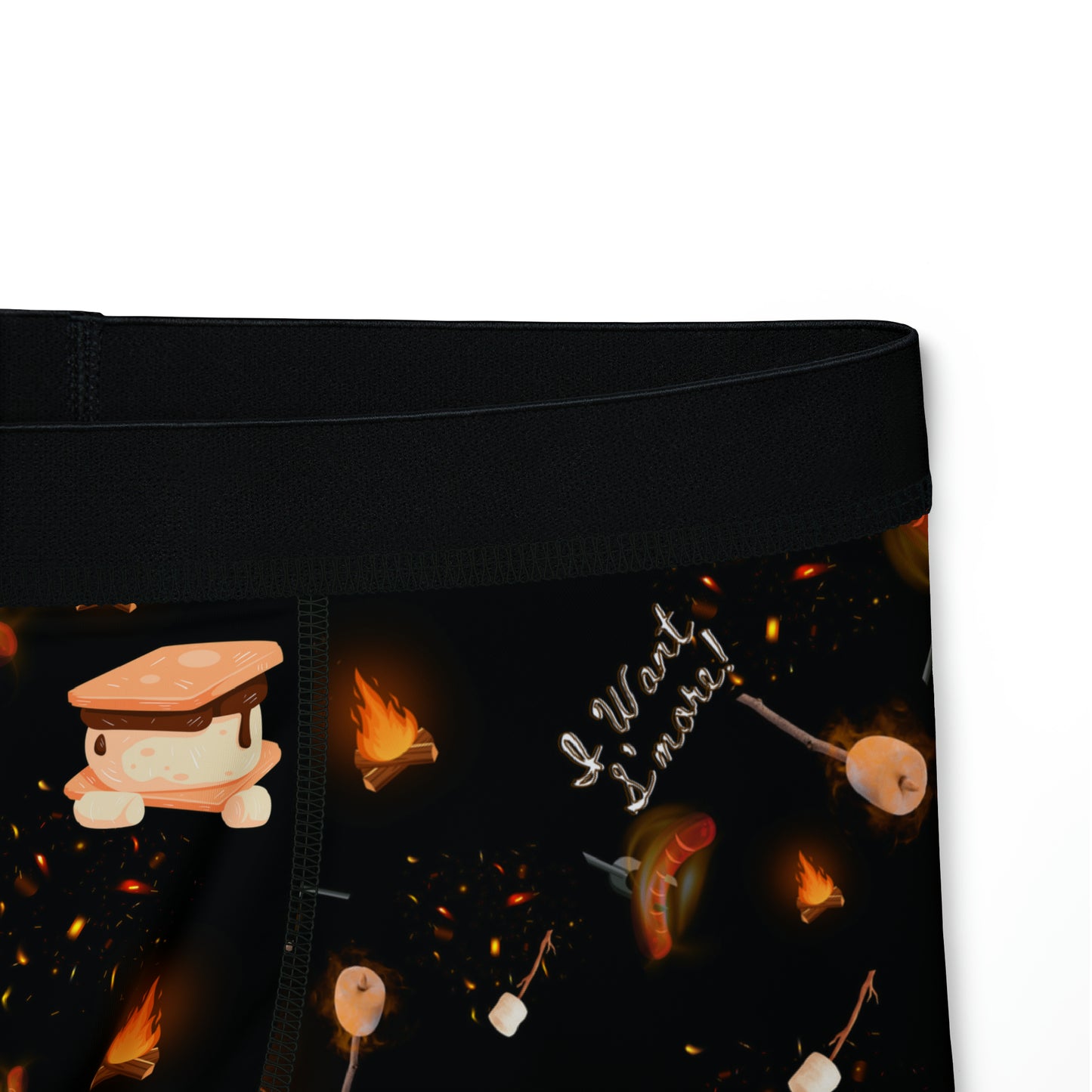 Camp Fire Pattern Men's Boxers-2 Colors