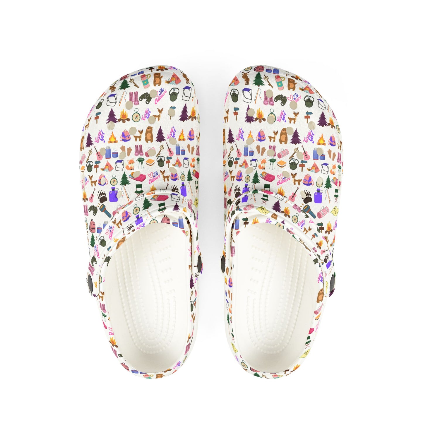 Cute Camp Girl Croc Style Shoes
