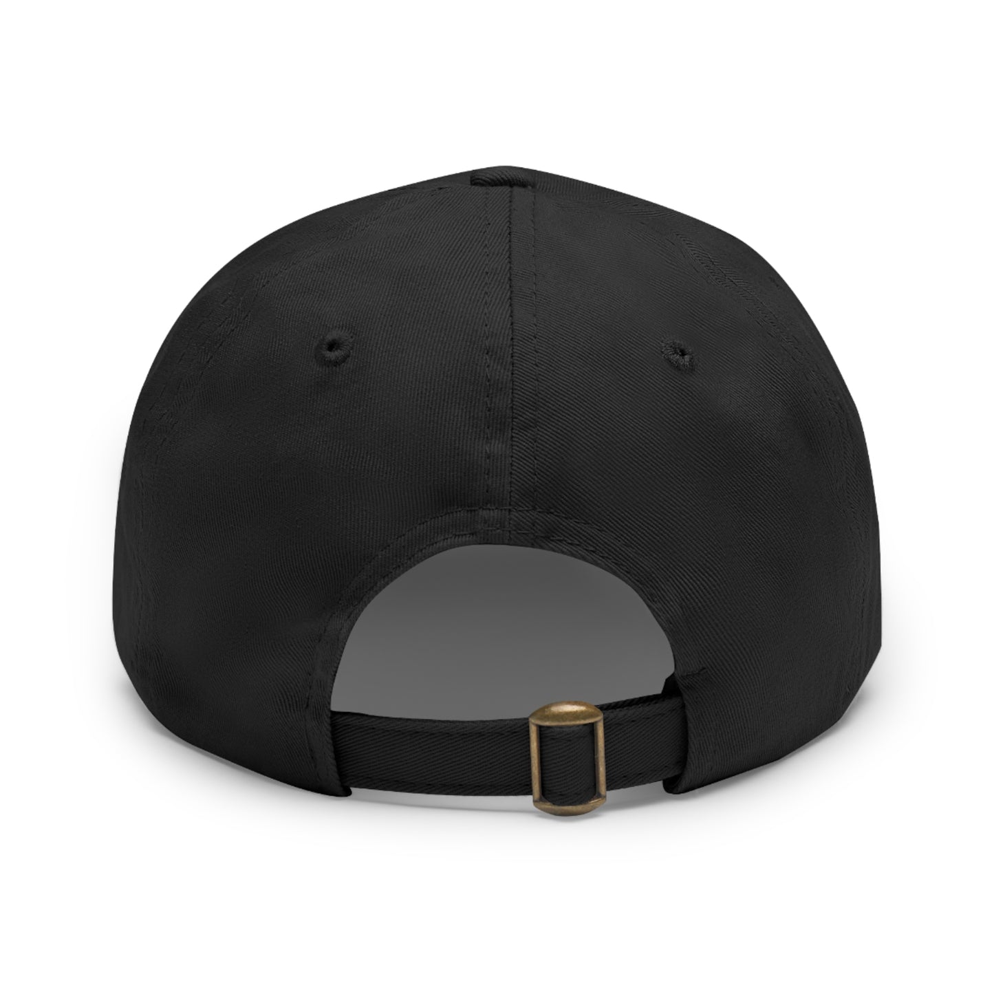 Baseball Cap With Leather Patch-"The Best Views"