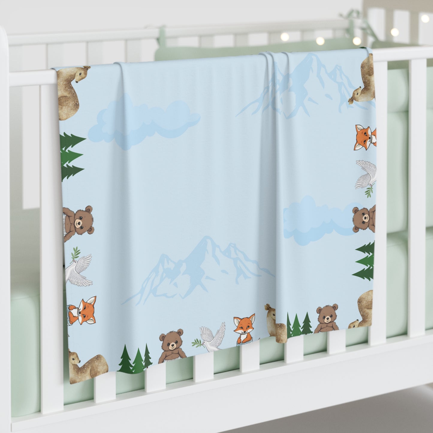 Cute Forest Animals-Baby Swaddle Blanket