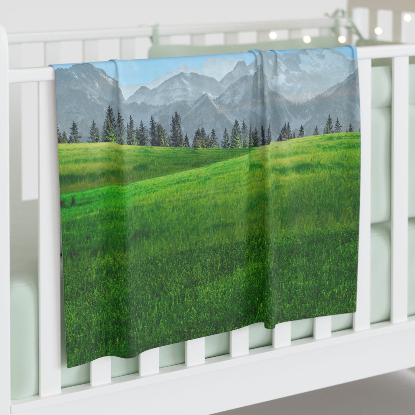 Mountain Vista-Baby Swaddle Blanket