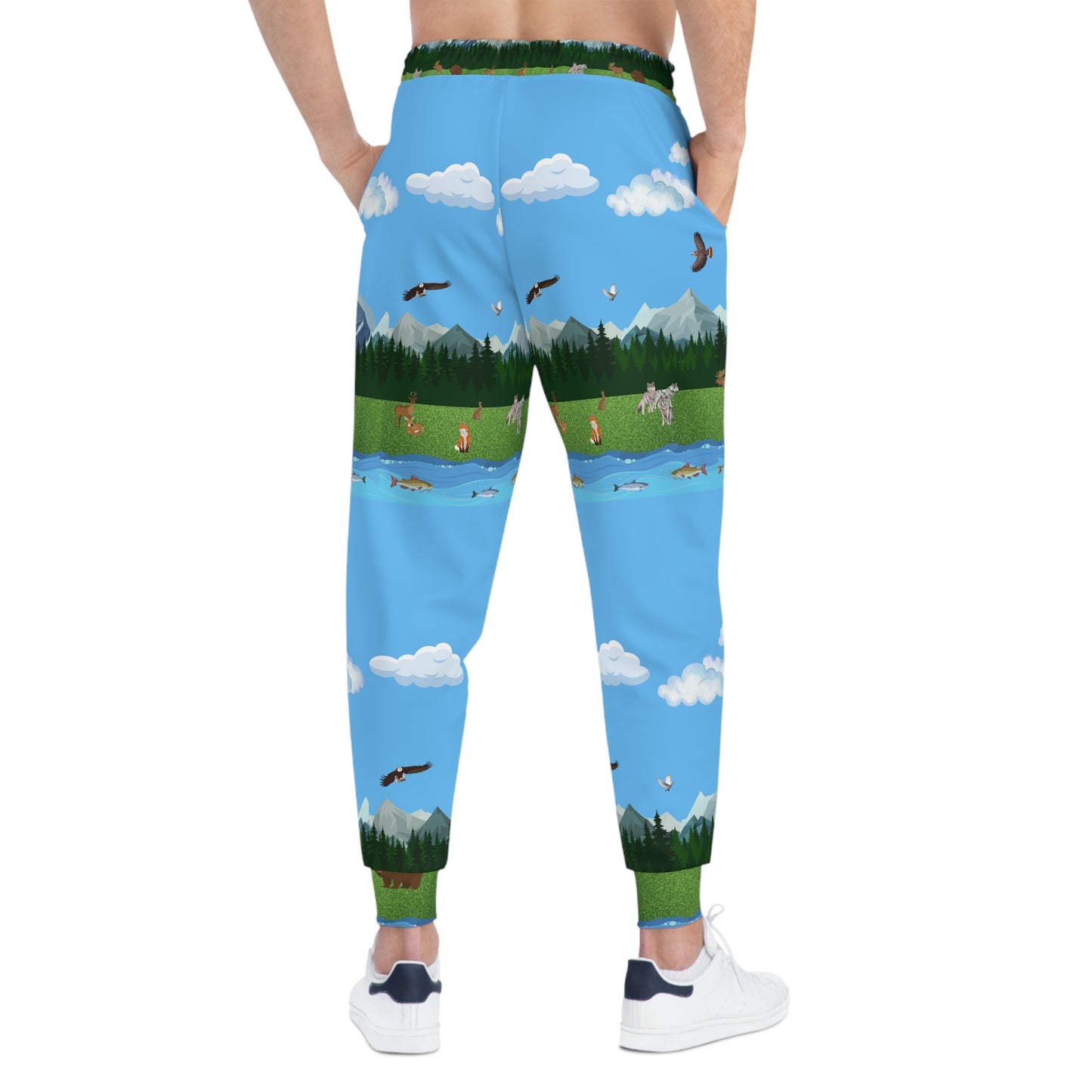Horizontal Outdoor Athletic Joggers