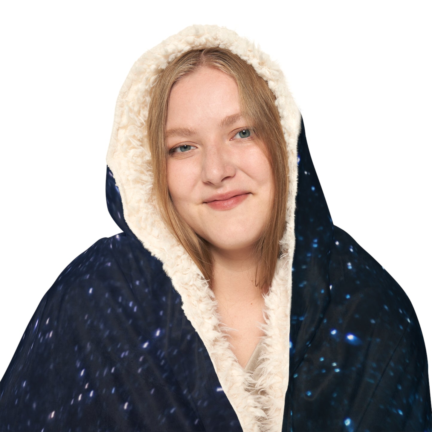 Hooded Snuggle Blanket-Starry Sky Campsite