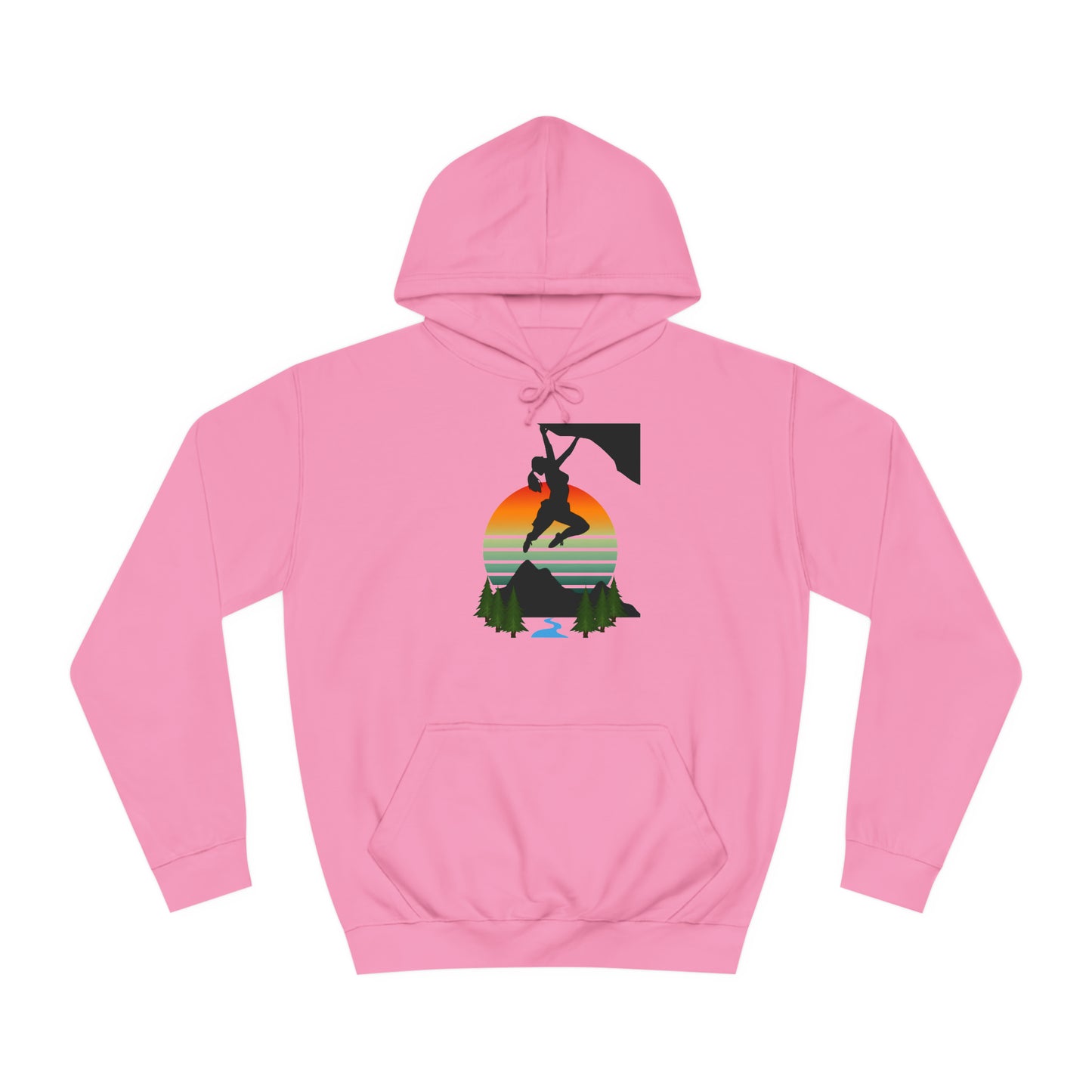 Climber Girl Hoodie-Pink