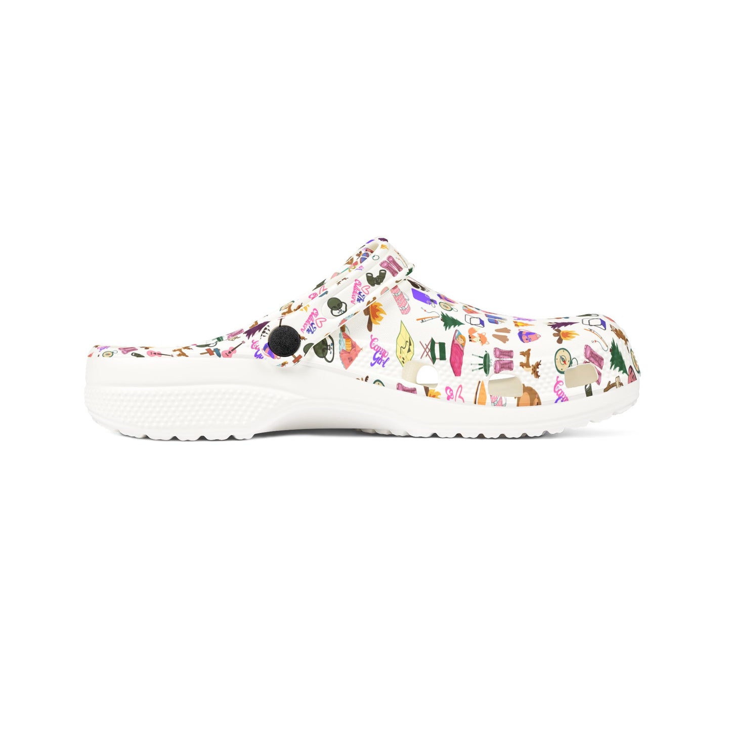 Cute Camp Girl Croc Style Shoes