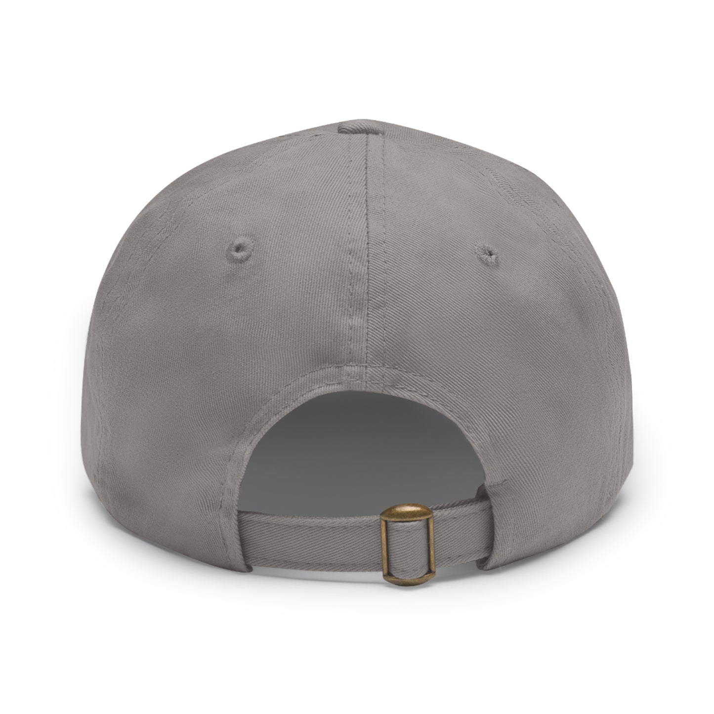 Baseball Cap With Leather Patch-"The Best Views"