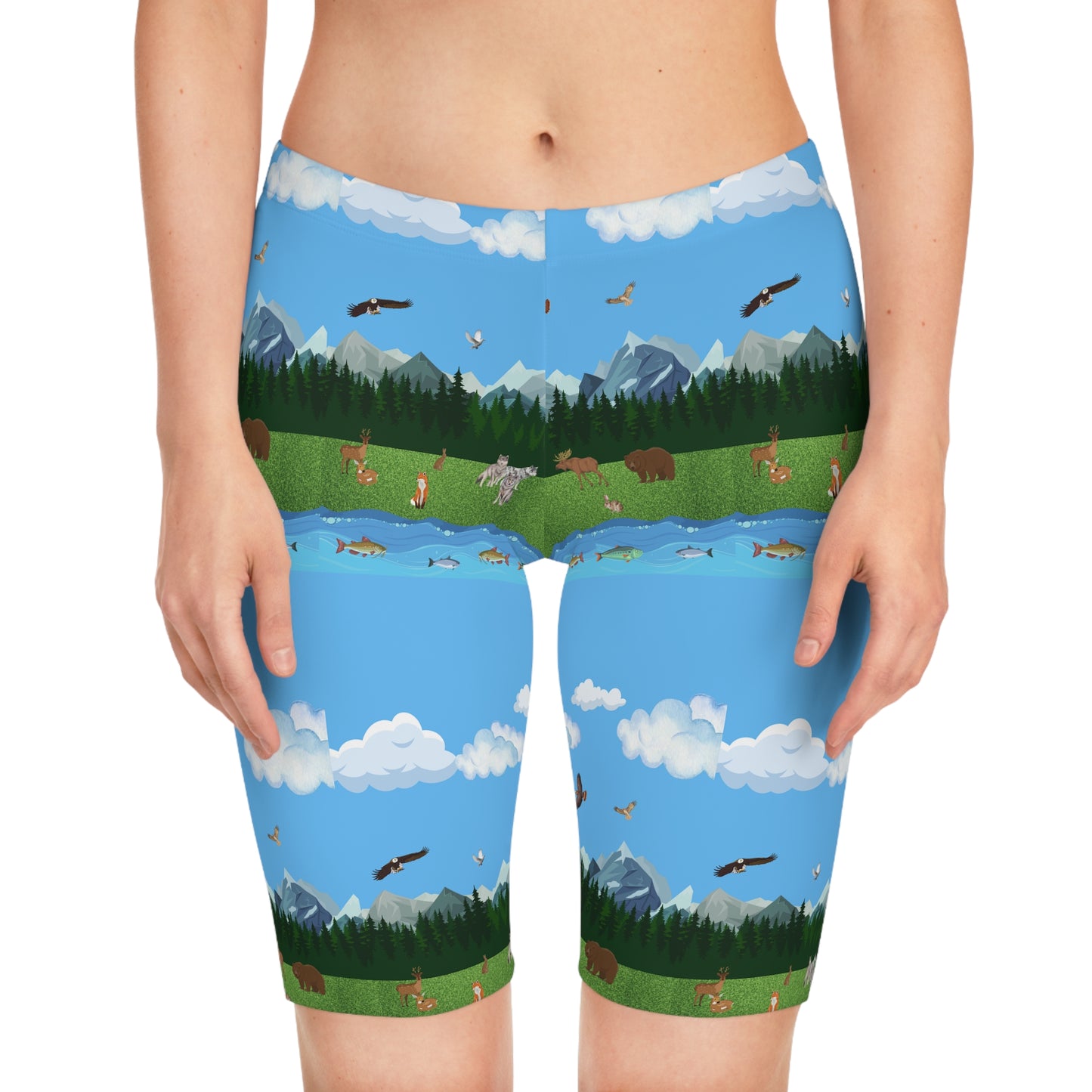 Women's Bike Shorts (AOP)