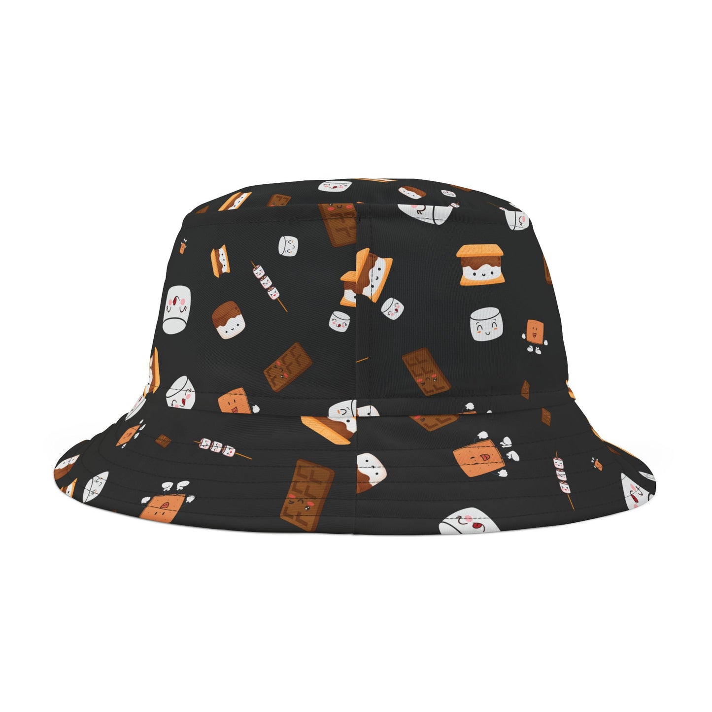 Cute S'more's Pattern Hat for Girls, Women