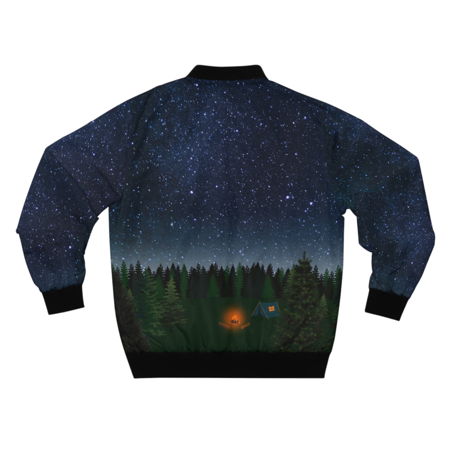 Campsite Under Stars Men's Bomber Jacket