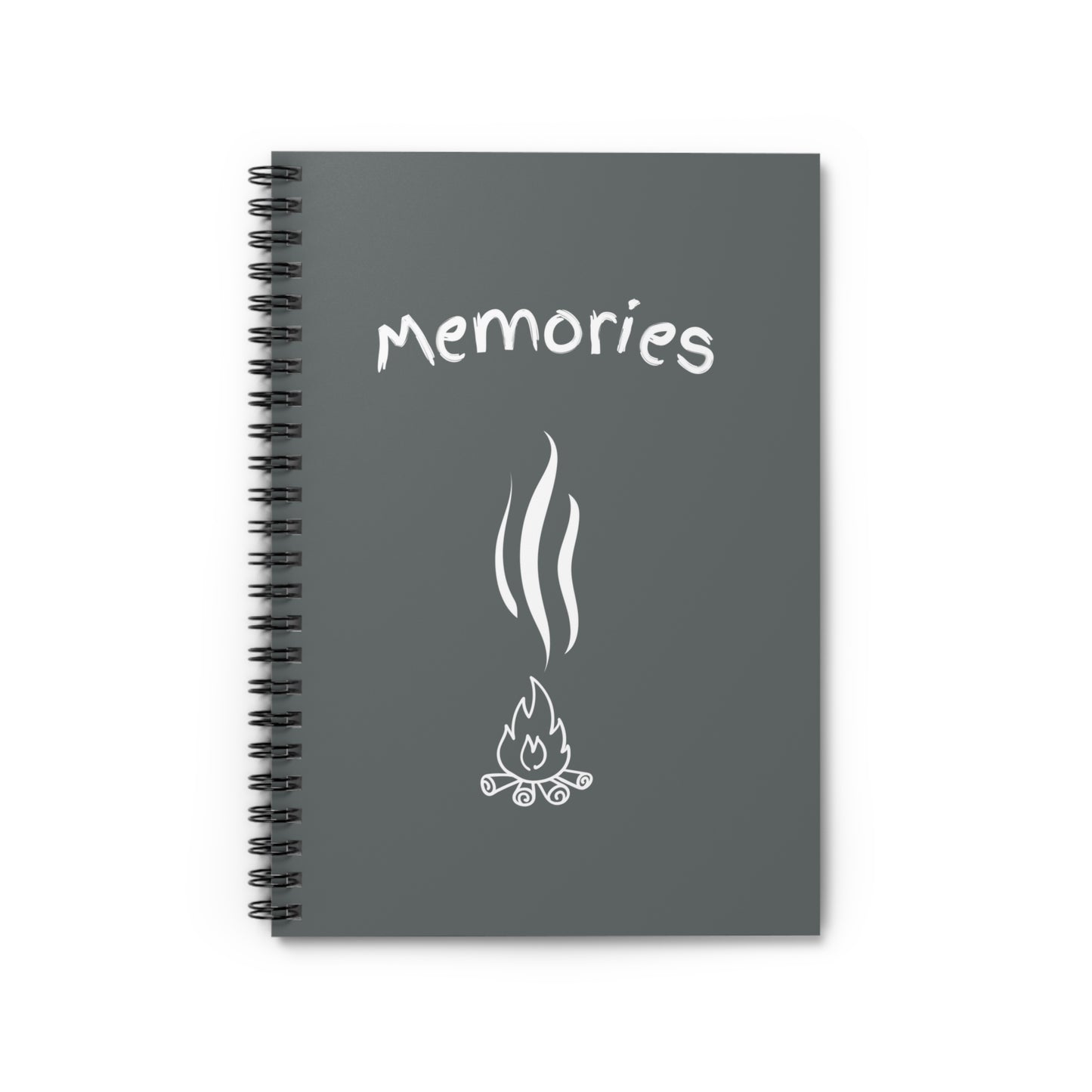 'Memories' Spiral Notebook - Ruled Line