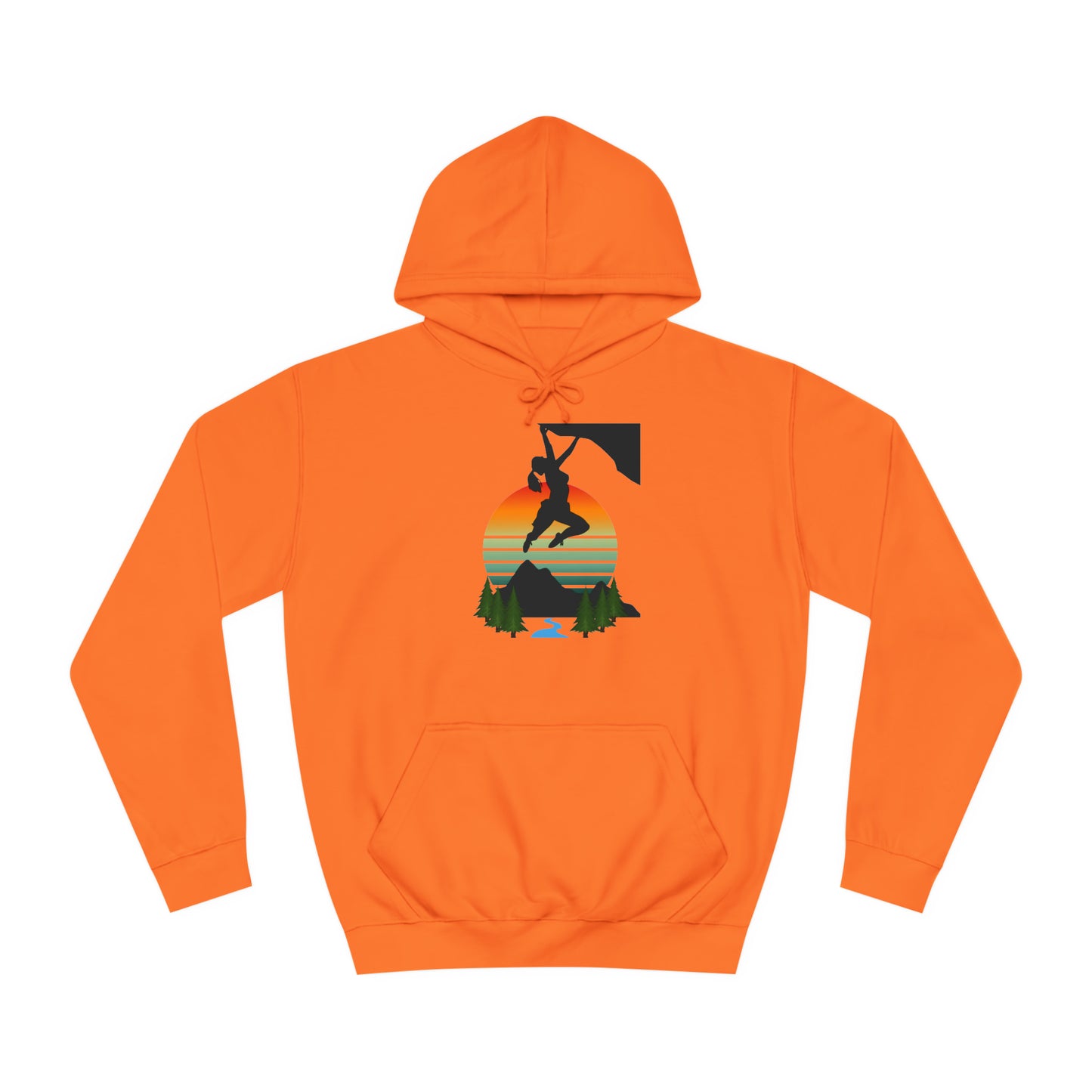 Climber Girl Hoodie-Pink