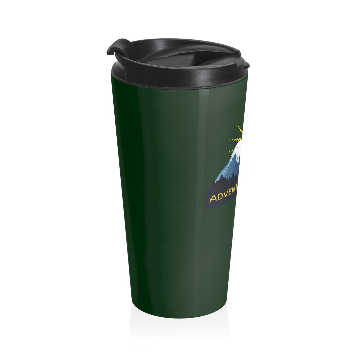 Stainless Steel "Adventure Aspect Logo" Travel Mug