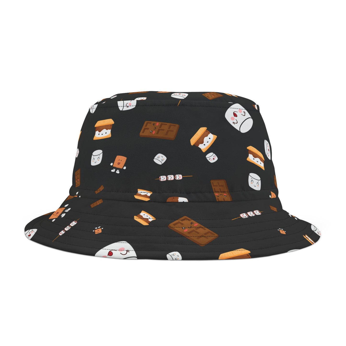 Cute S'more's Pattern Hat for Girls, Women