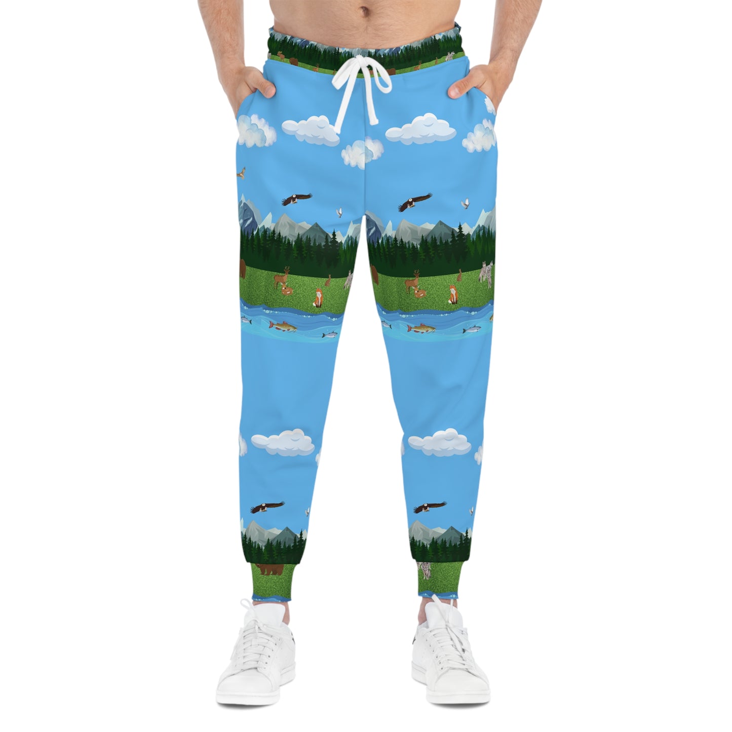 Horizontal Outdoor Athletic Joggers