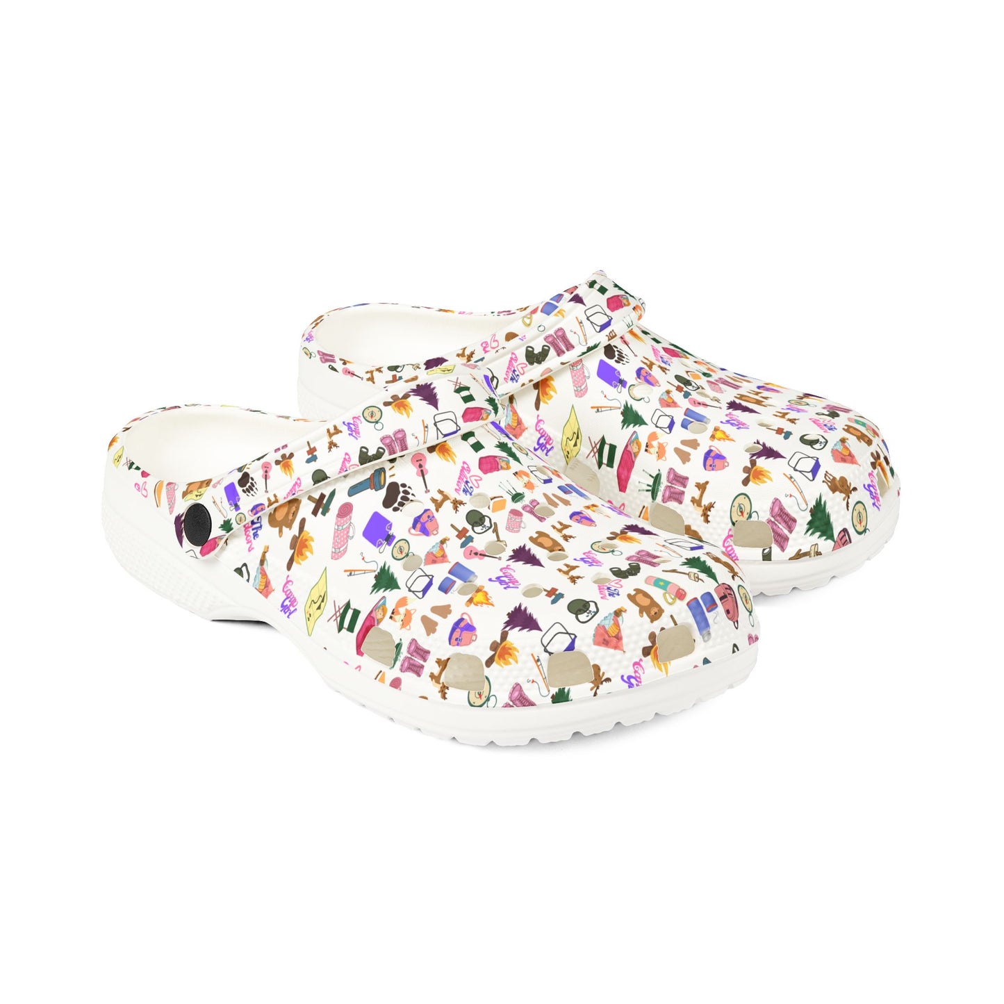 Cute Camp Girl Croc Style Shoes
