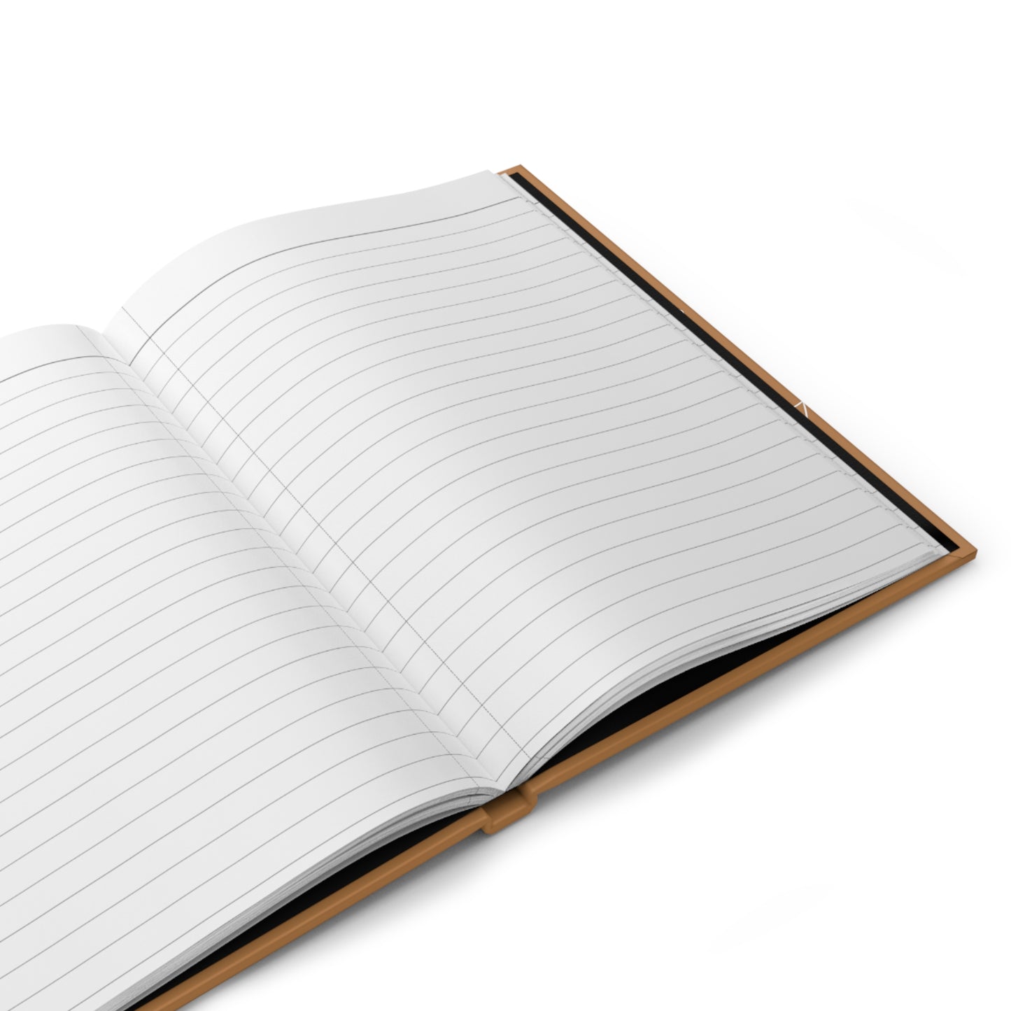 Hardcover Journal Matte-Camping Pattern 3- Tan