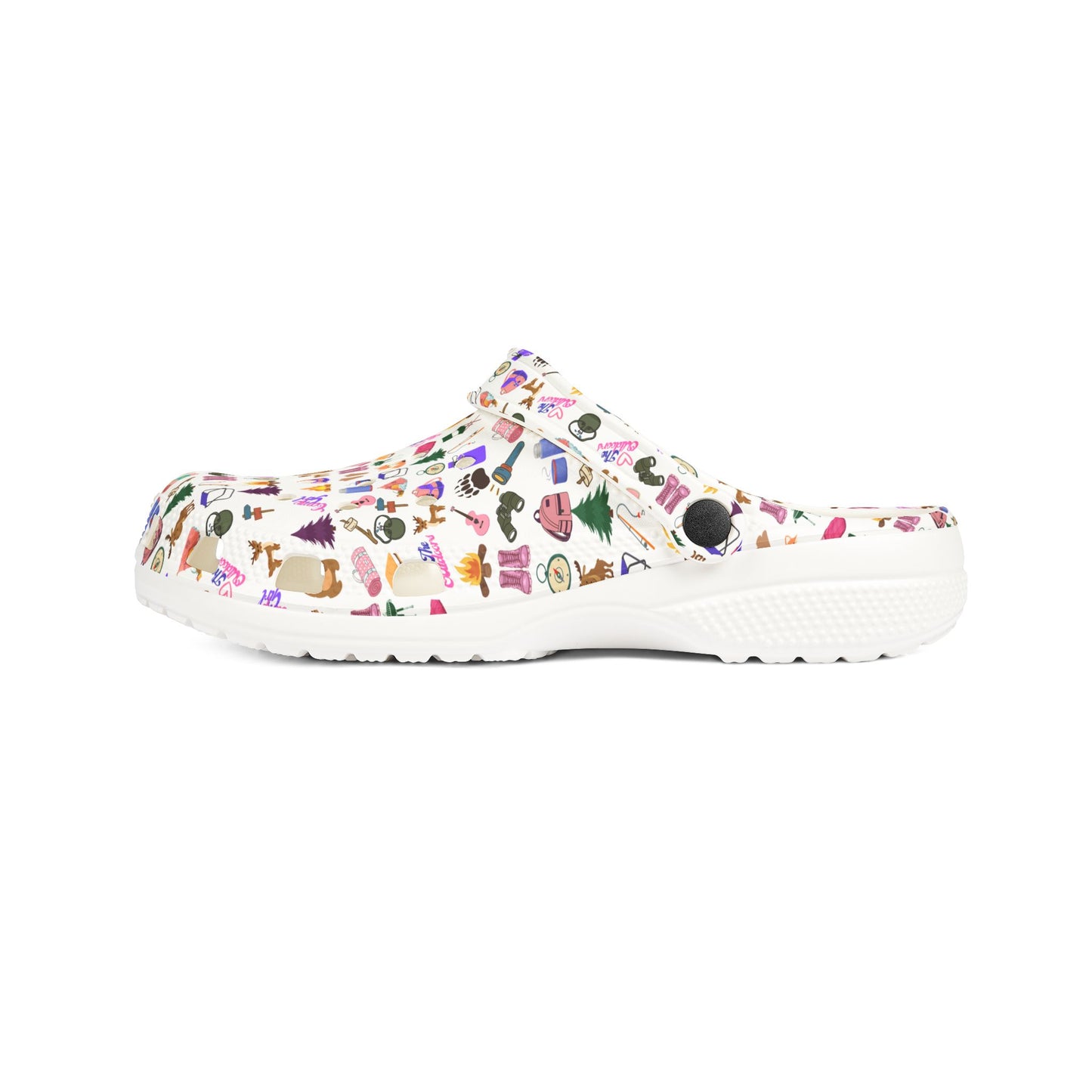 Cute Camp Girl Croc Style Shoes