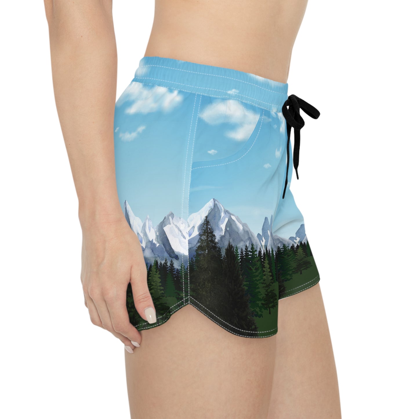Mountain Forest Vista Women's Casual Shorts