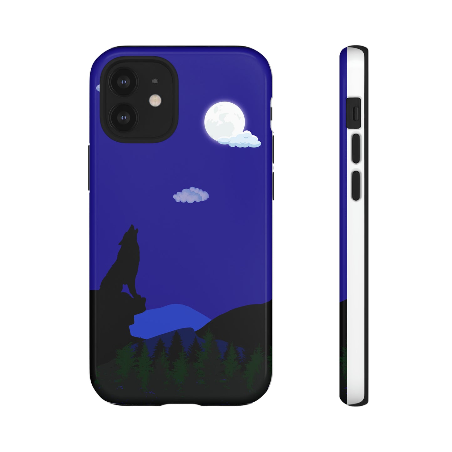 Night Wolf Scene-Tough Case for Iphone