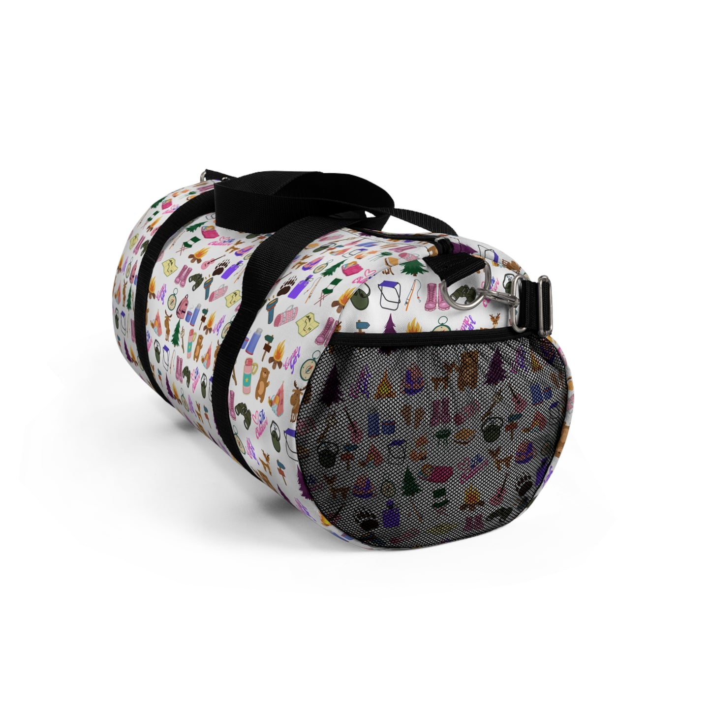 Cute Camp Girls Pattern (Light)-Duffel Bag