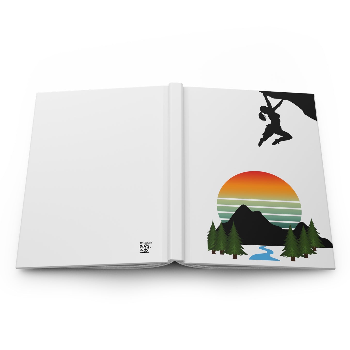 Climbing Girl Hardcover Journal Matte