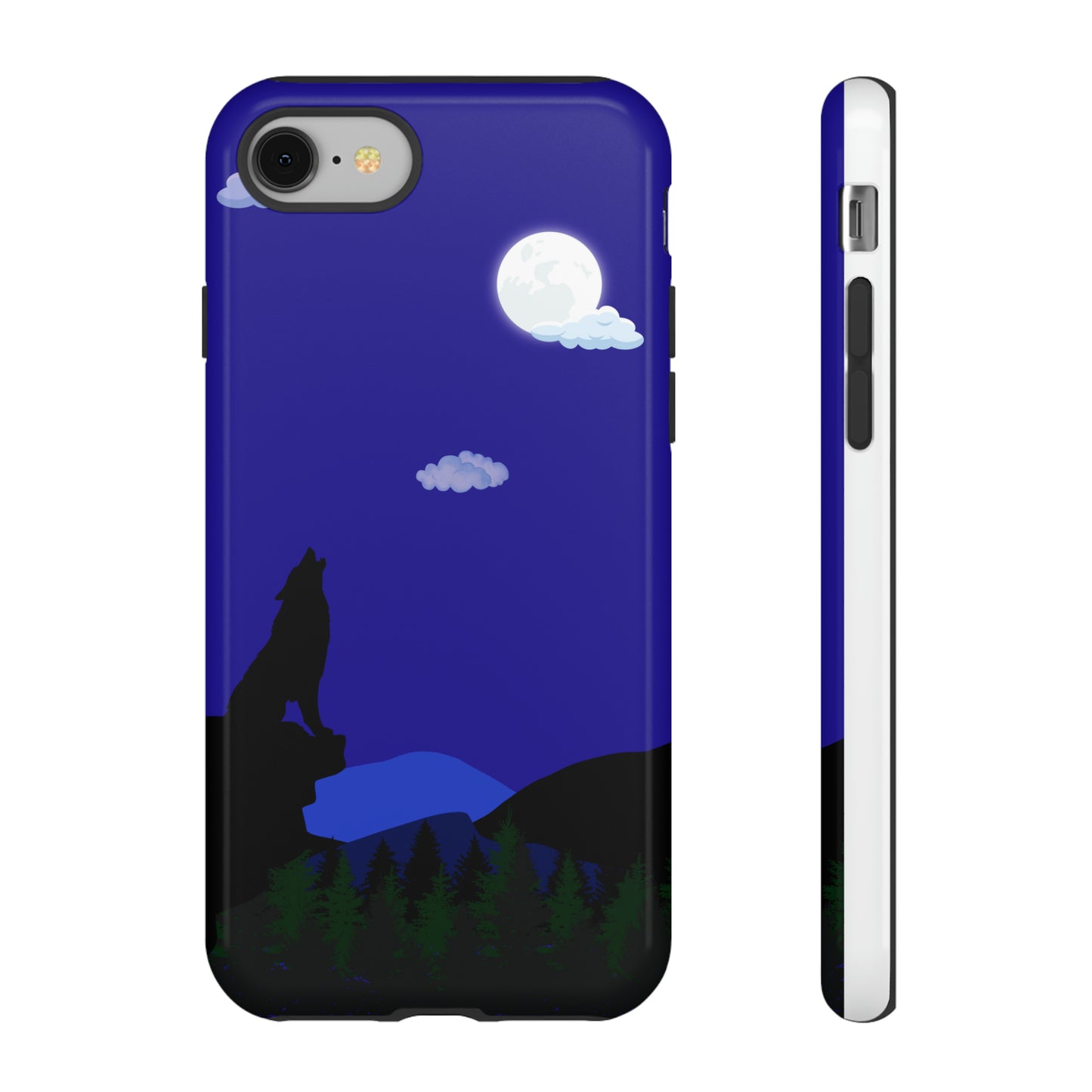 Night Wolf Scene-Tough Case for Iphone