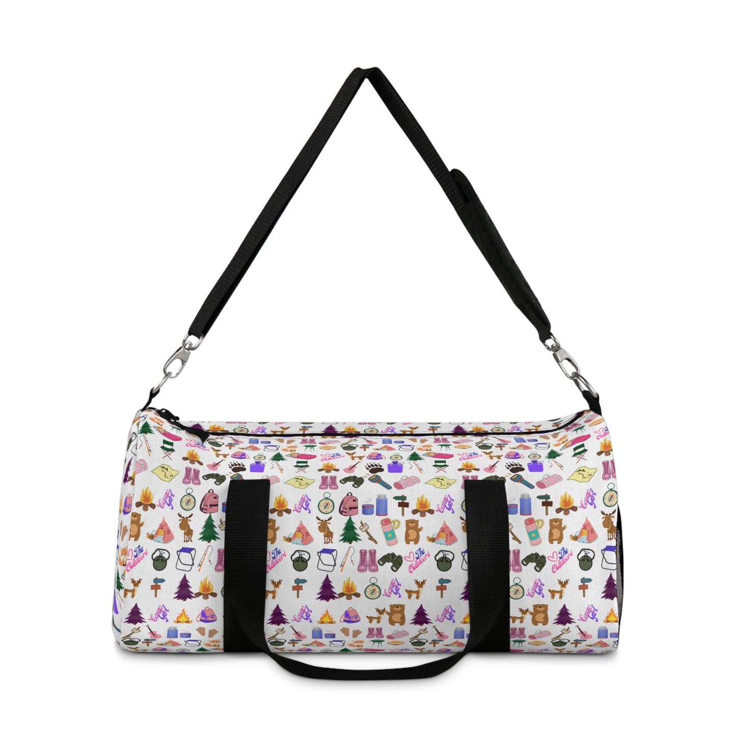 Cute Camp Girls Pattern (Light)-Duffel Bag