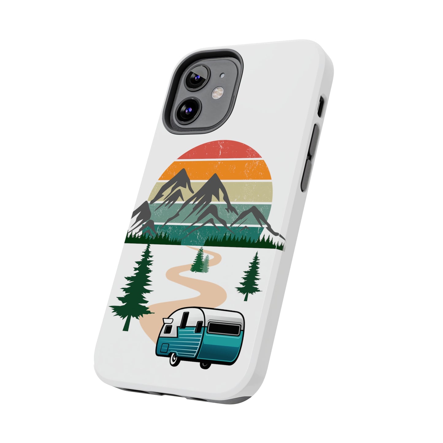 Tough Phone Case-Camper With Mountains