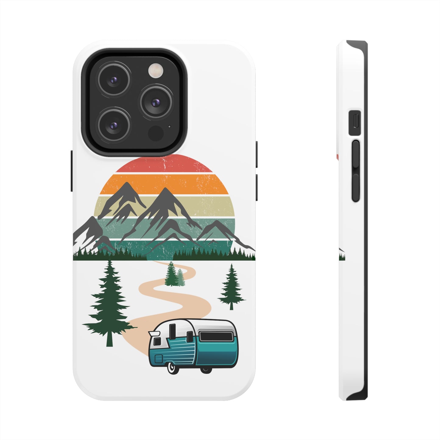 Tough Phone Case-Camper With Mountains