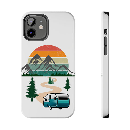 Tough Phone Case-Camper With Mountains