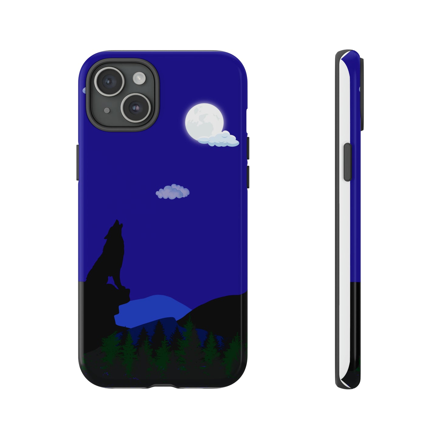 Night Wolf Scene-Tough Case for Iphone