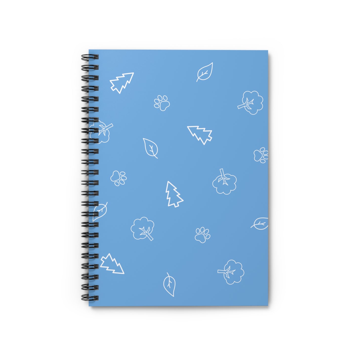 Camp Pattern Spiral Notebook - Ruled Line-4 Colors