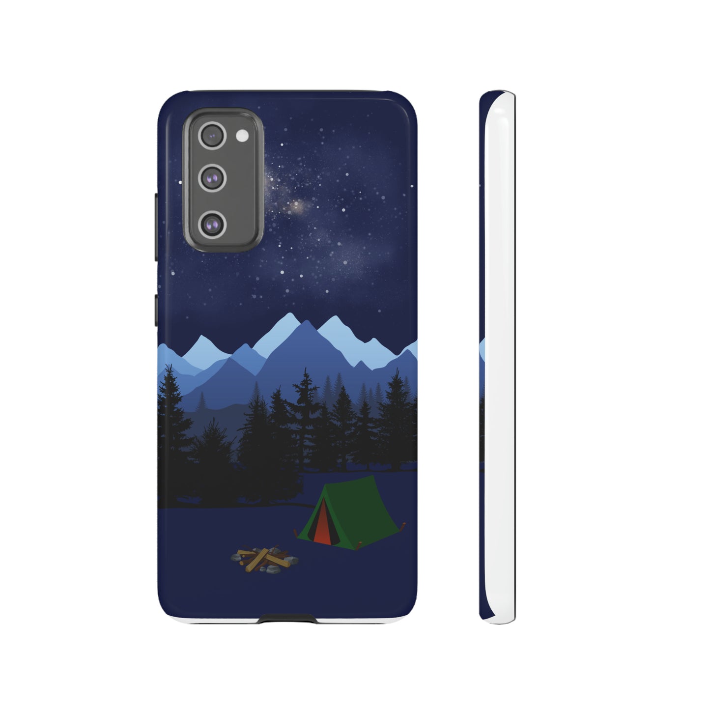 Camping Tent Under the Stars-Tough Android Phone Case