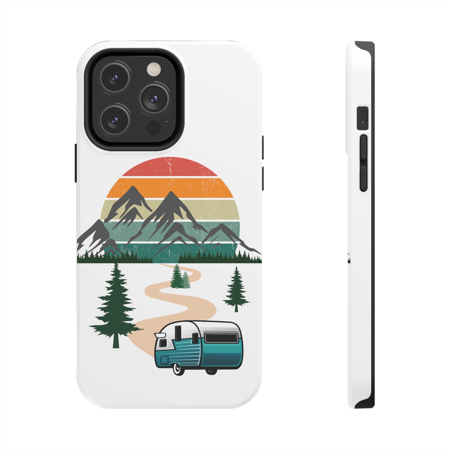 Tough Phone Case-Camper With Mountains