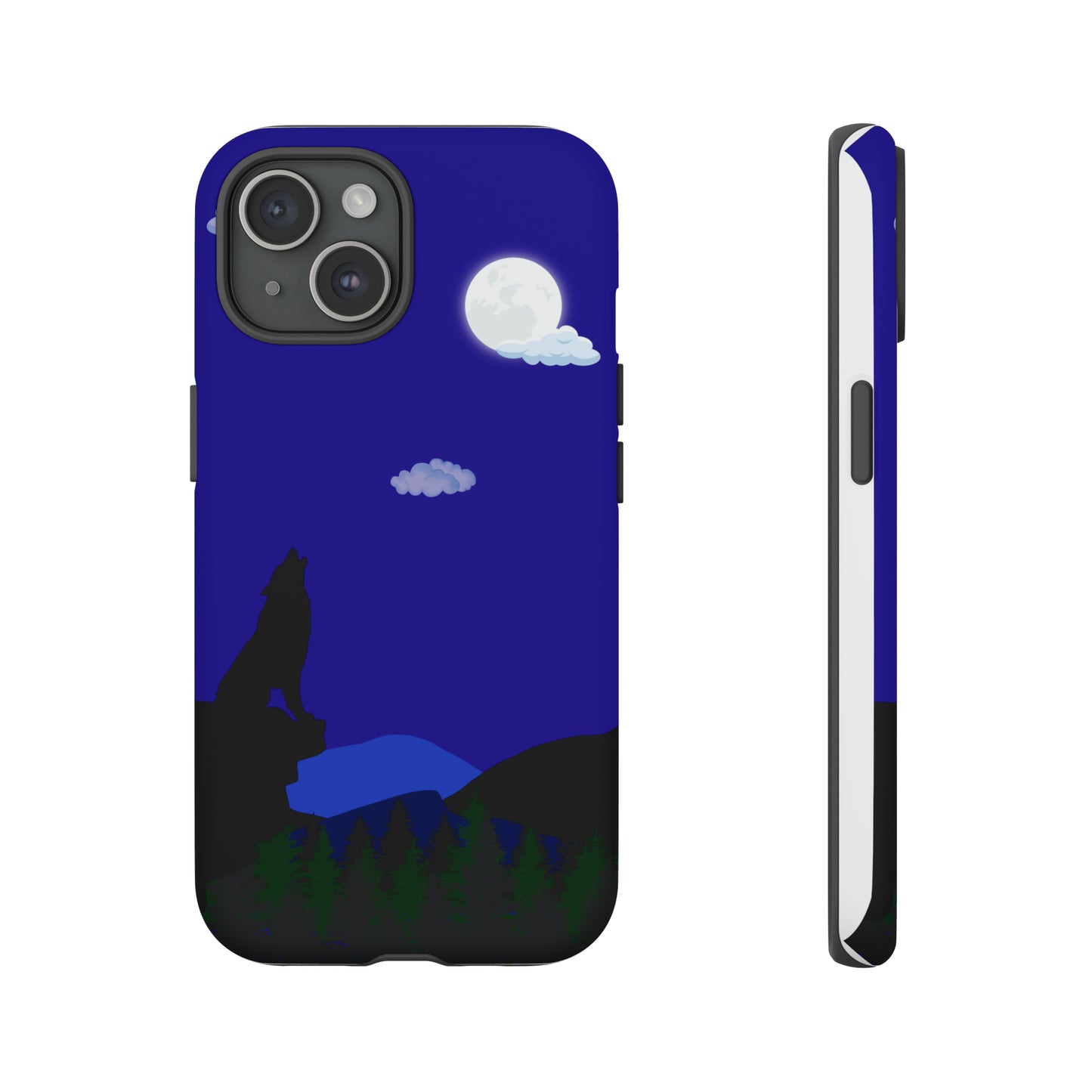 Night Wolf Scene-Tough Case for Iphone