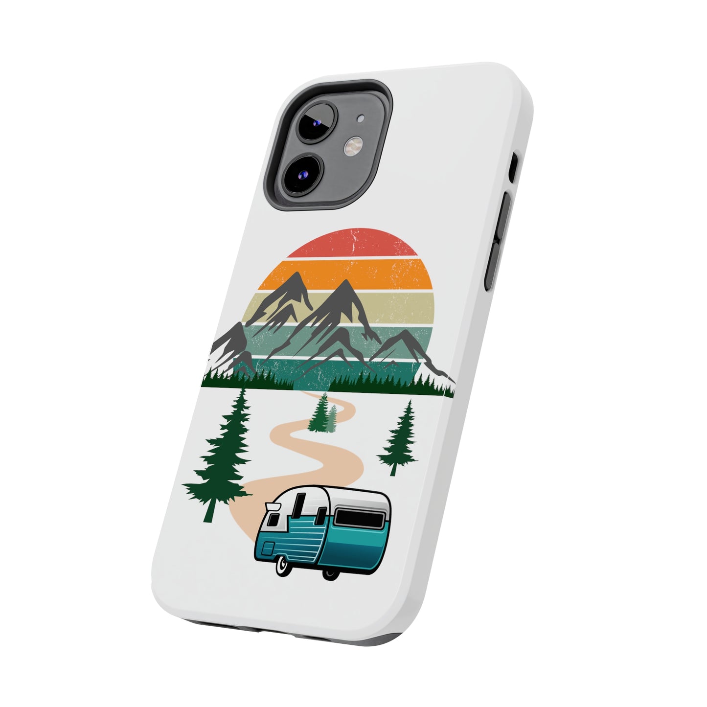 Tough Phone Case-Camper With Mountains