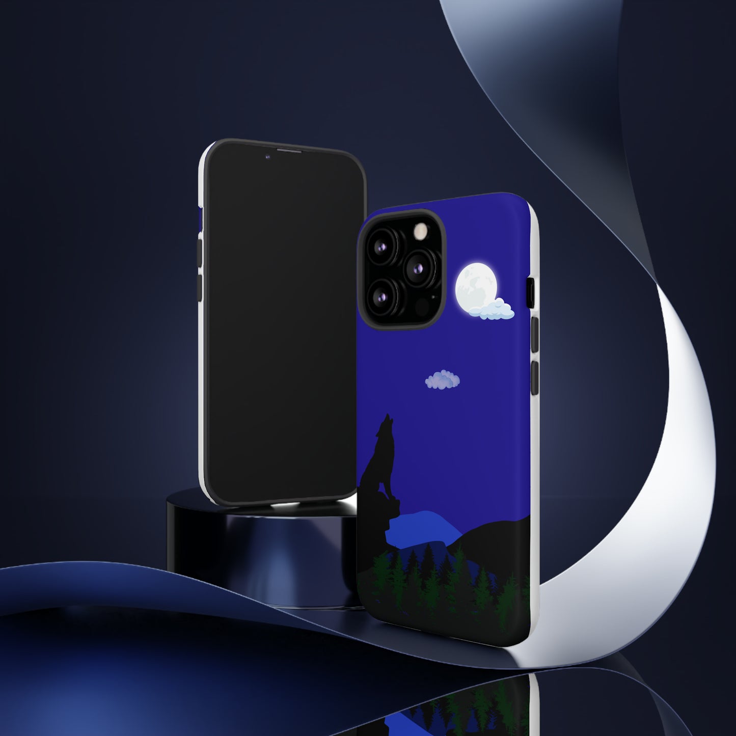 Night Wolf Scene-Tough Case for Iphone