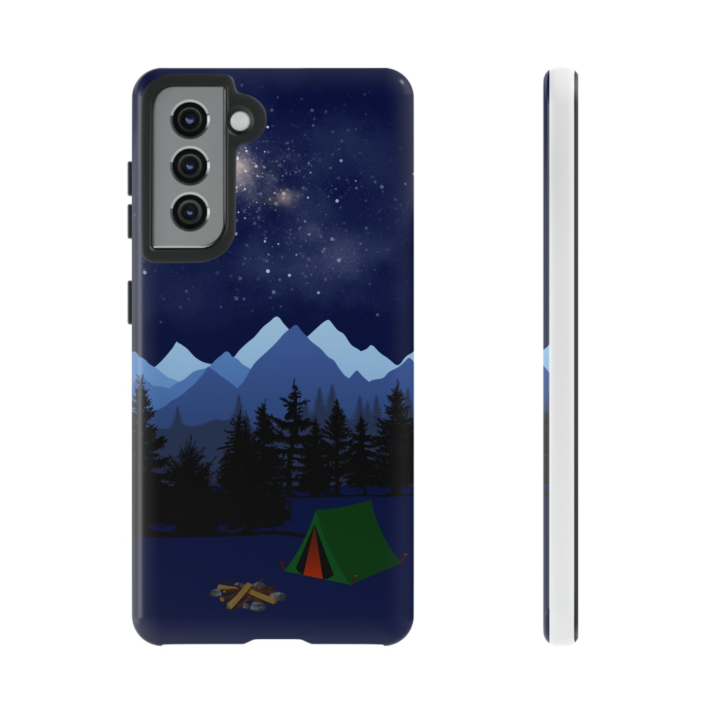 Camping Tent Under the Stars-Tough Android Phone Case