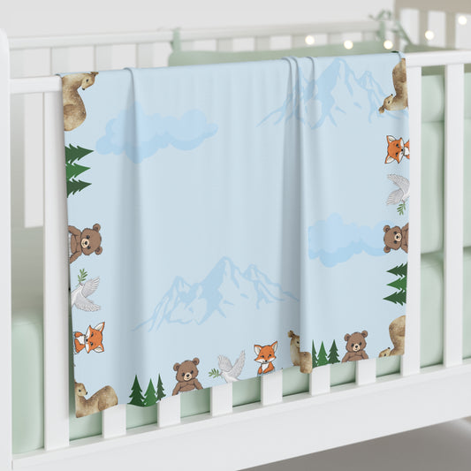 Cute Forest Animals-Baby Swaddle Blanket