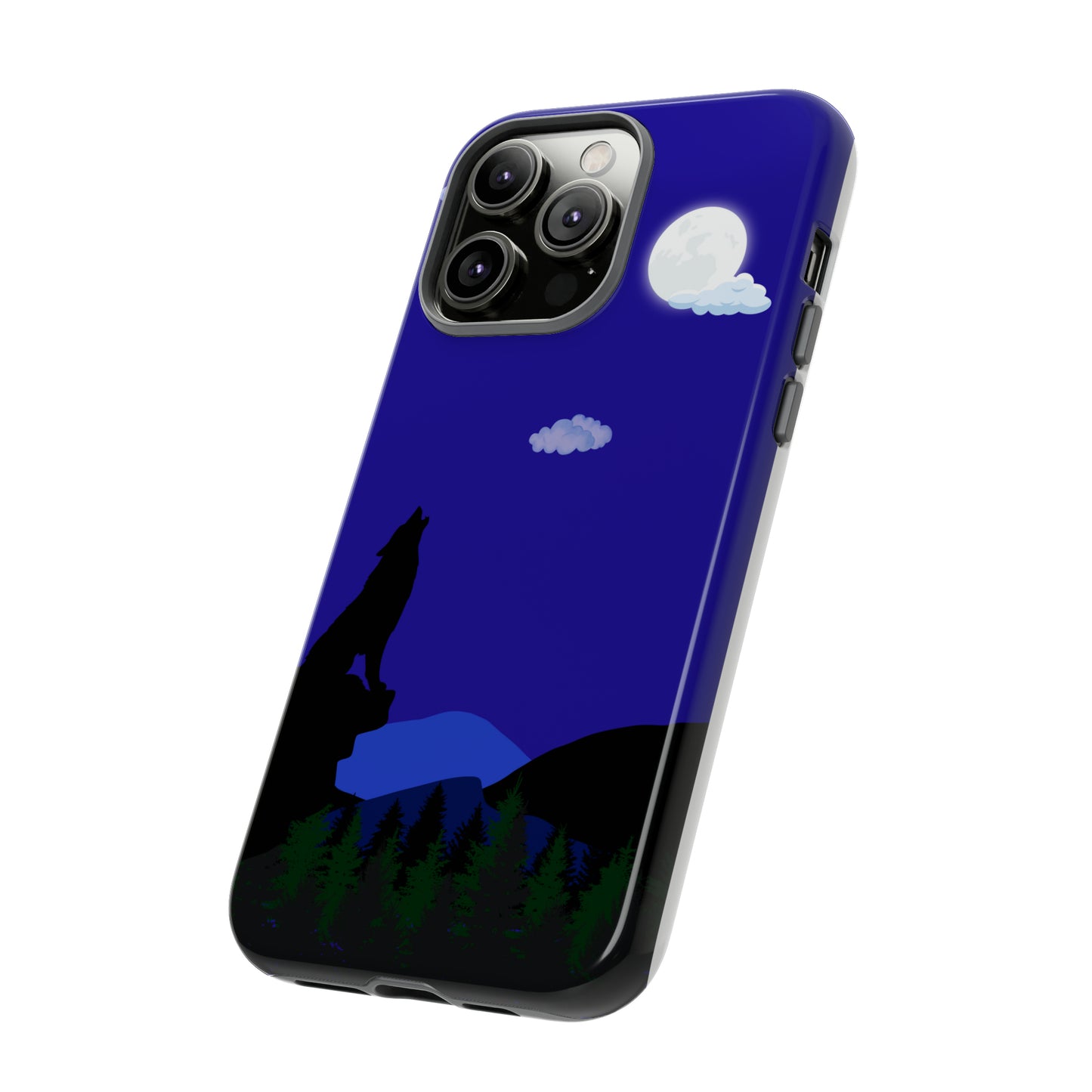 Night Wolf Scene-Tough Case for Iphone