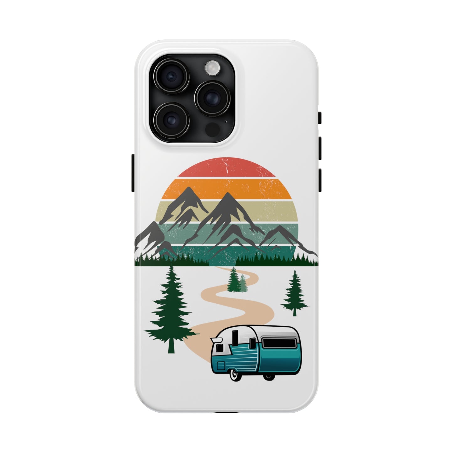 Tough Phone Case-Camper With Mountains