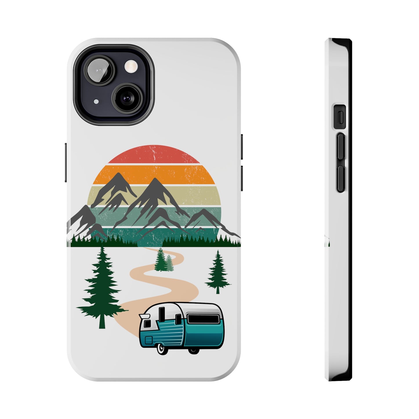 Tough Phone Case-Camper With Mountains