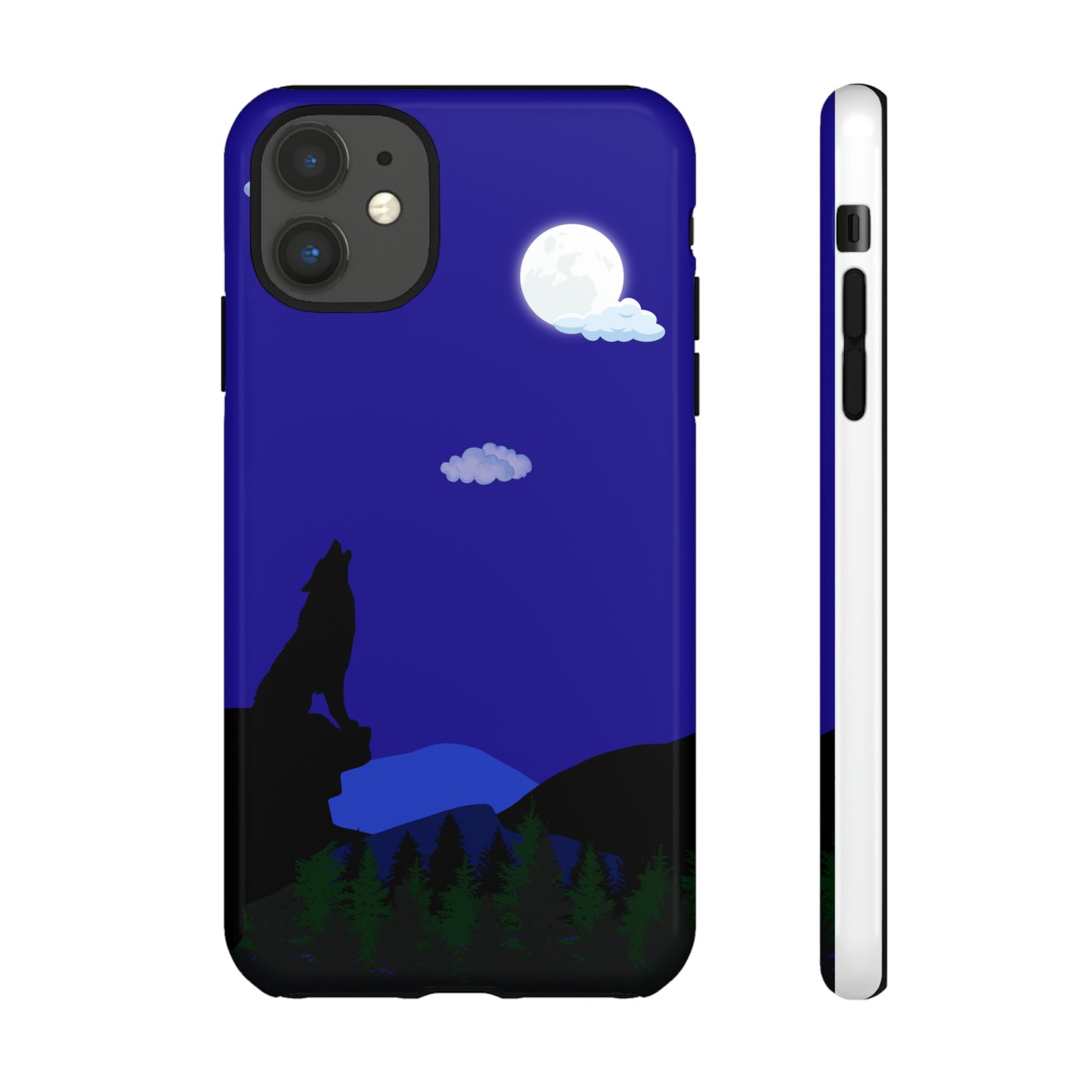 Night Wolf Scene-Tough Case for Iphone