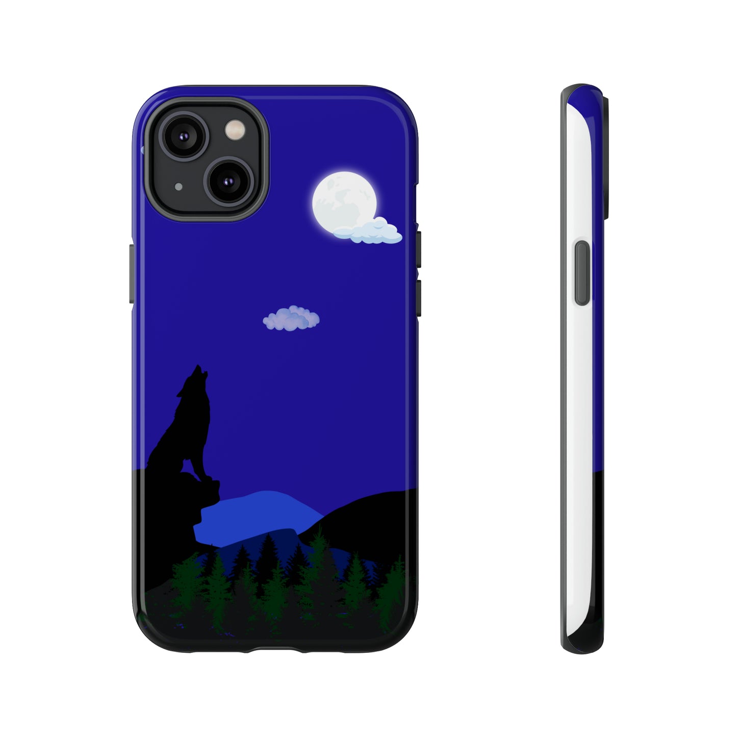 Night Wolf Scene-Tough Case for Iphone