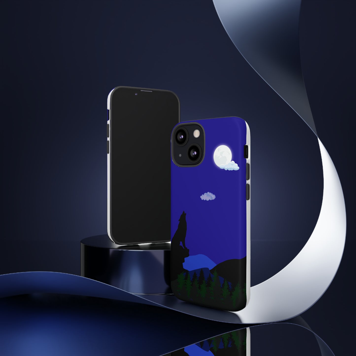 Night Wolf Scene-Tough Case for Iphone