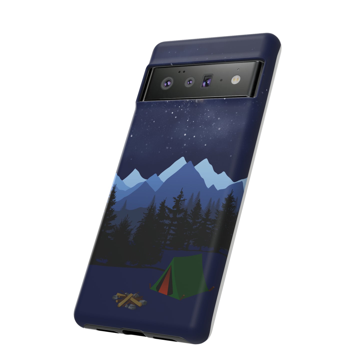 Camping Tent Under the Stars-Tough Android Phone Case