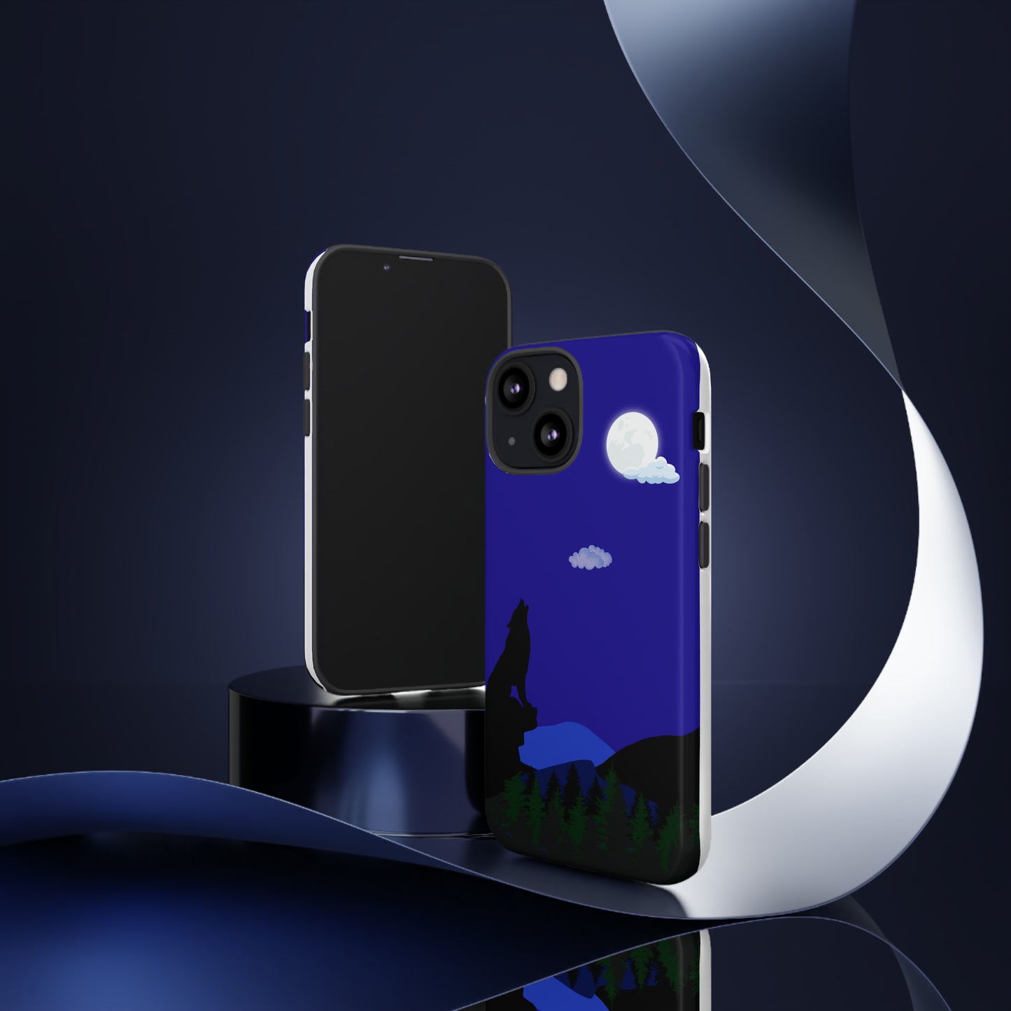 Night Wolf Scene-Tough Case for Iphone