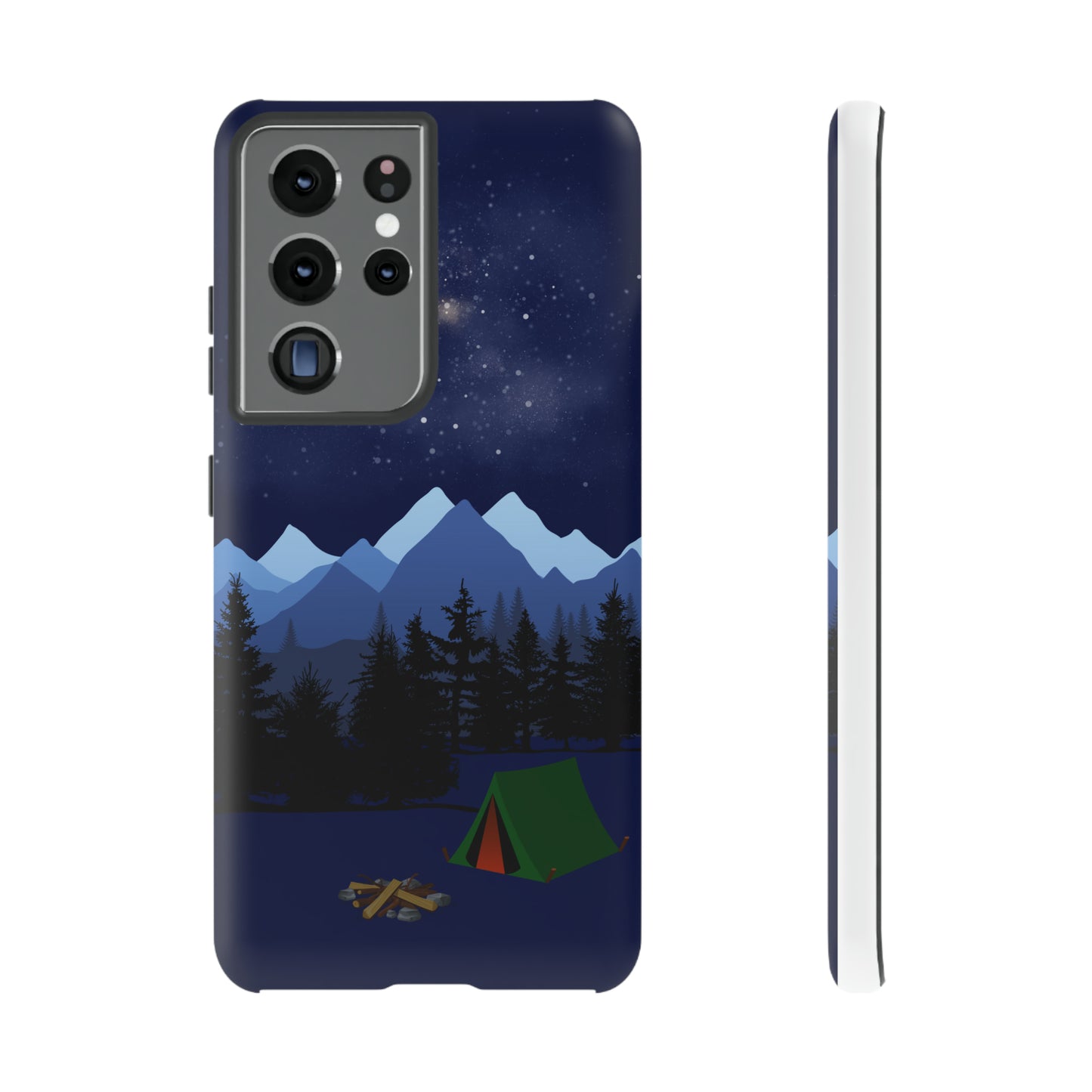 Camping Tent Under the Stars-Tough Android Phone Case