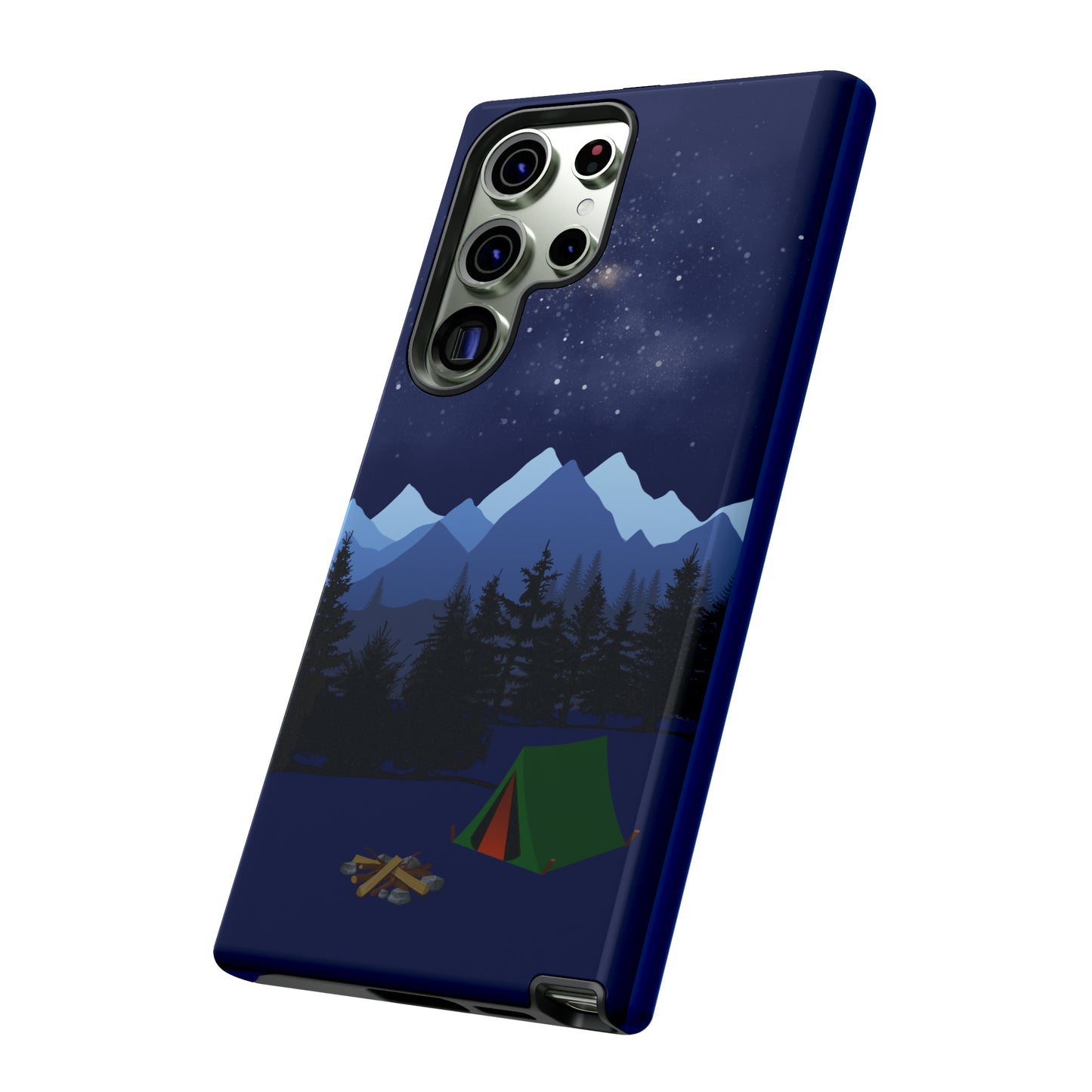 Camping Tent Under the Stars-Tough Android Phone Case