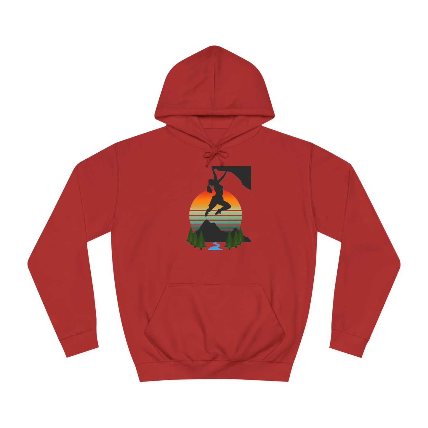 Climber Girl Hoodie-Pink